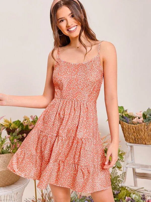 Allover Print Cami Dress