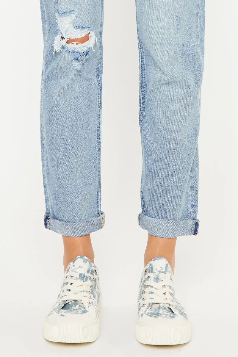 Aries Mid Rise Boyfriend Jeans