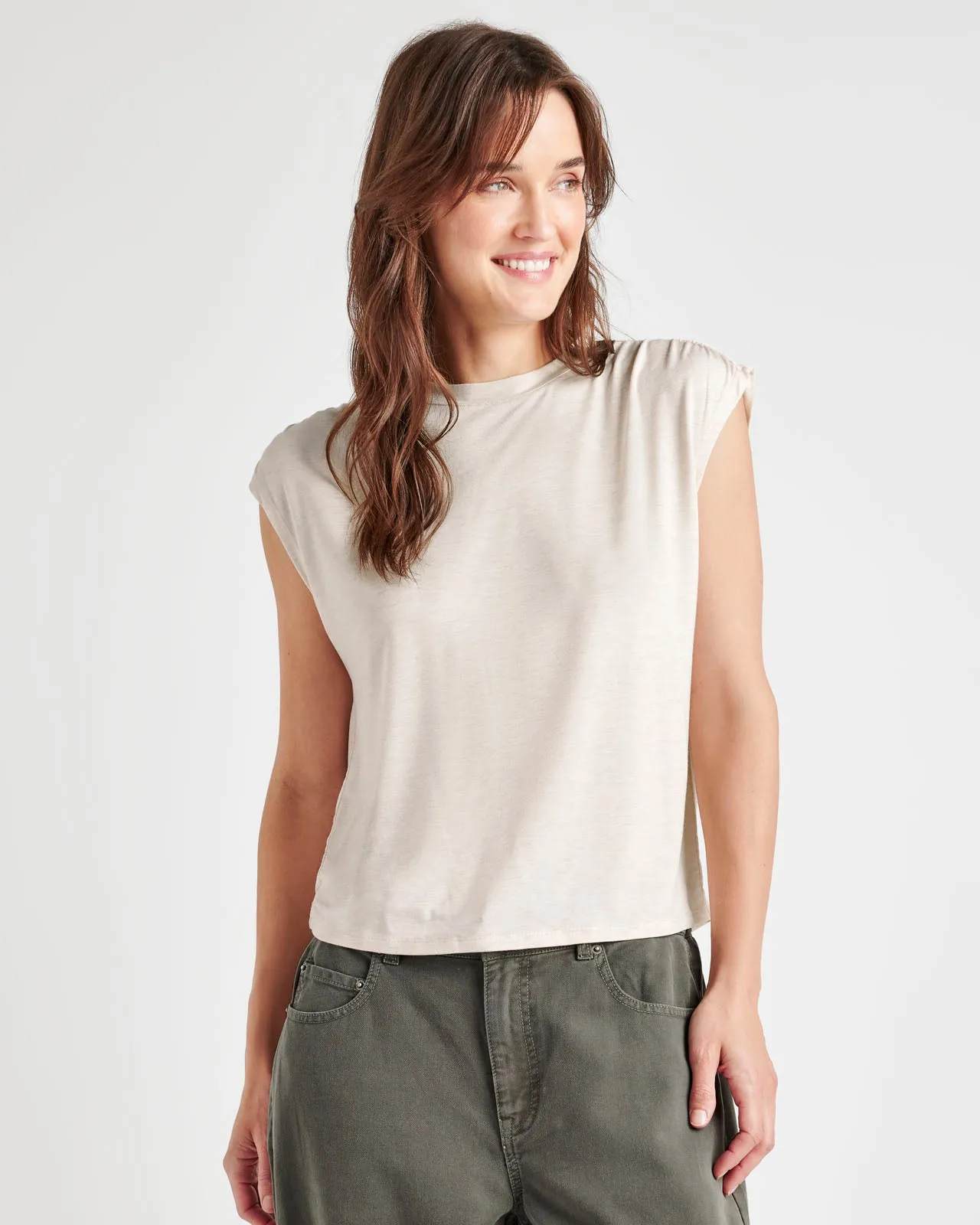 Bamboo Ruched Tank