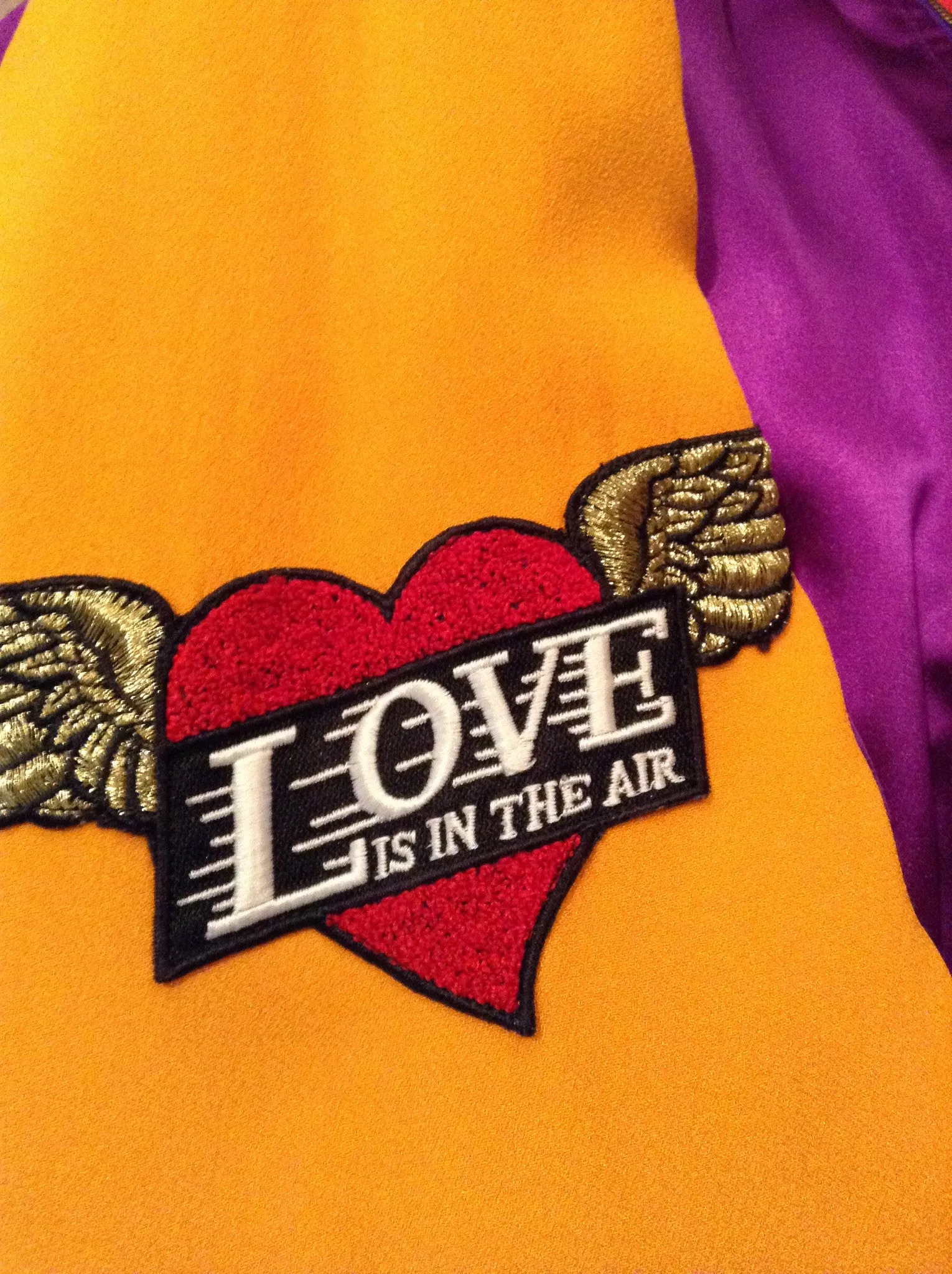 Cheap and Chic by Moschino - Vintage Purple & Yellow Bomber Jacket - IT 42