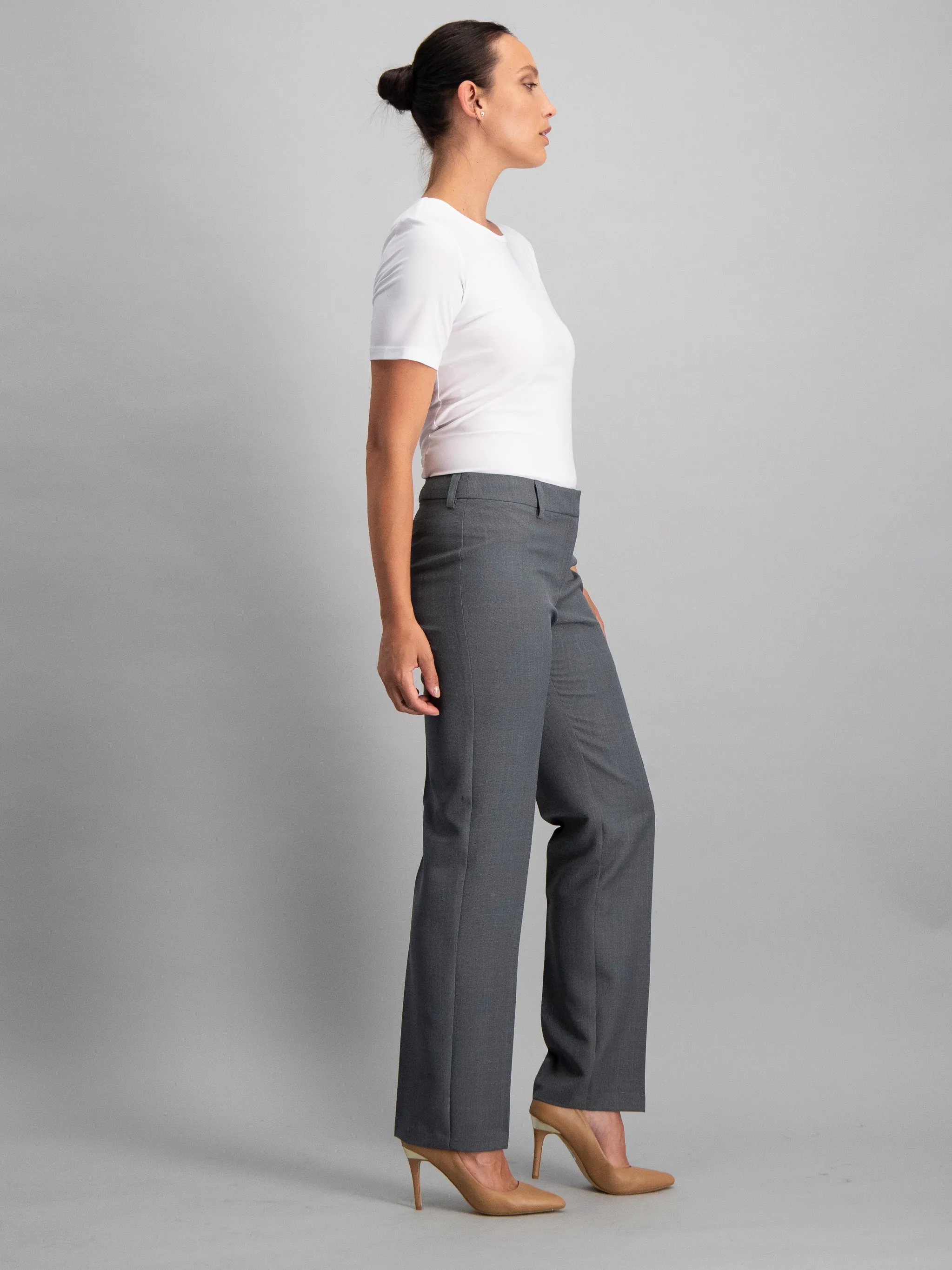 Christine regular fit pants - grey