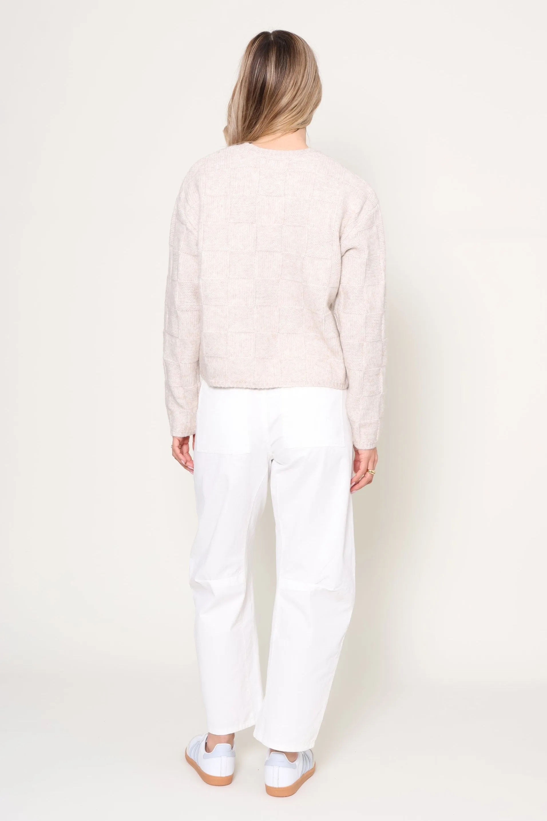 Delilah Check Sweater