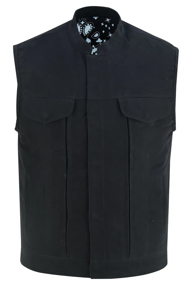 DS909 Men's Modern Utility Style Canvas Vest