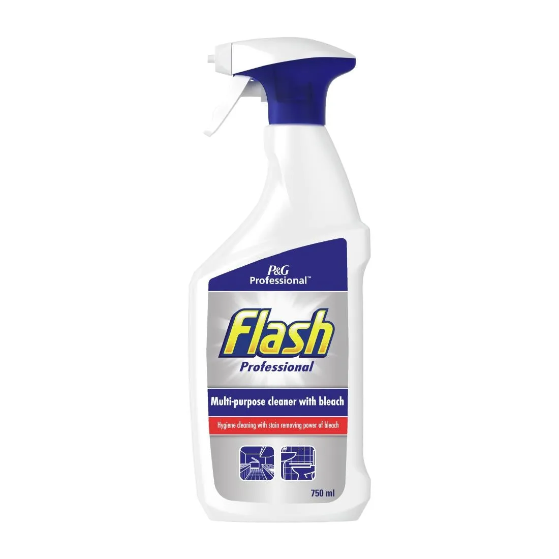 Flash Professional Multi-Purpose Cleaner With Bleach 750ml (Pack of 10) - DX564