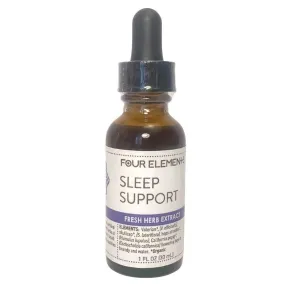 Four Elements Organic Herbals Sleep Support Herbal Tincture Blend 1 oz Liquid