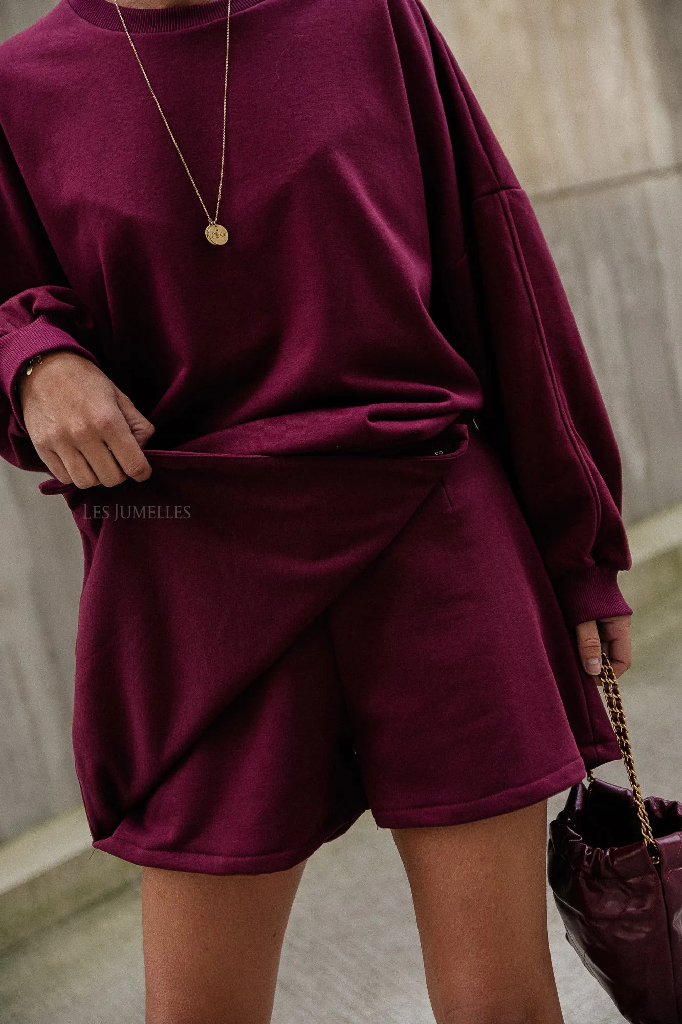 Jolie skort burgundy