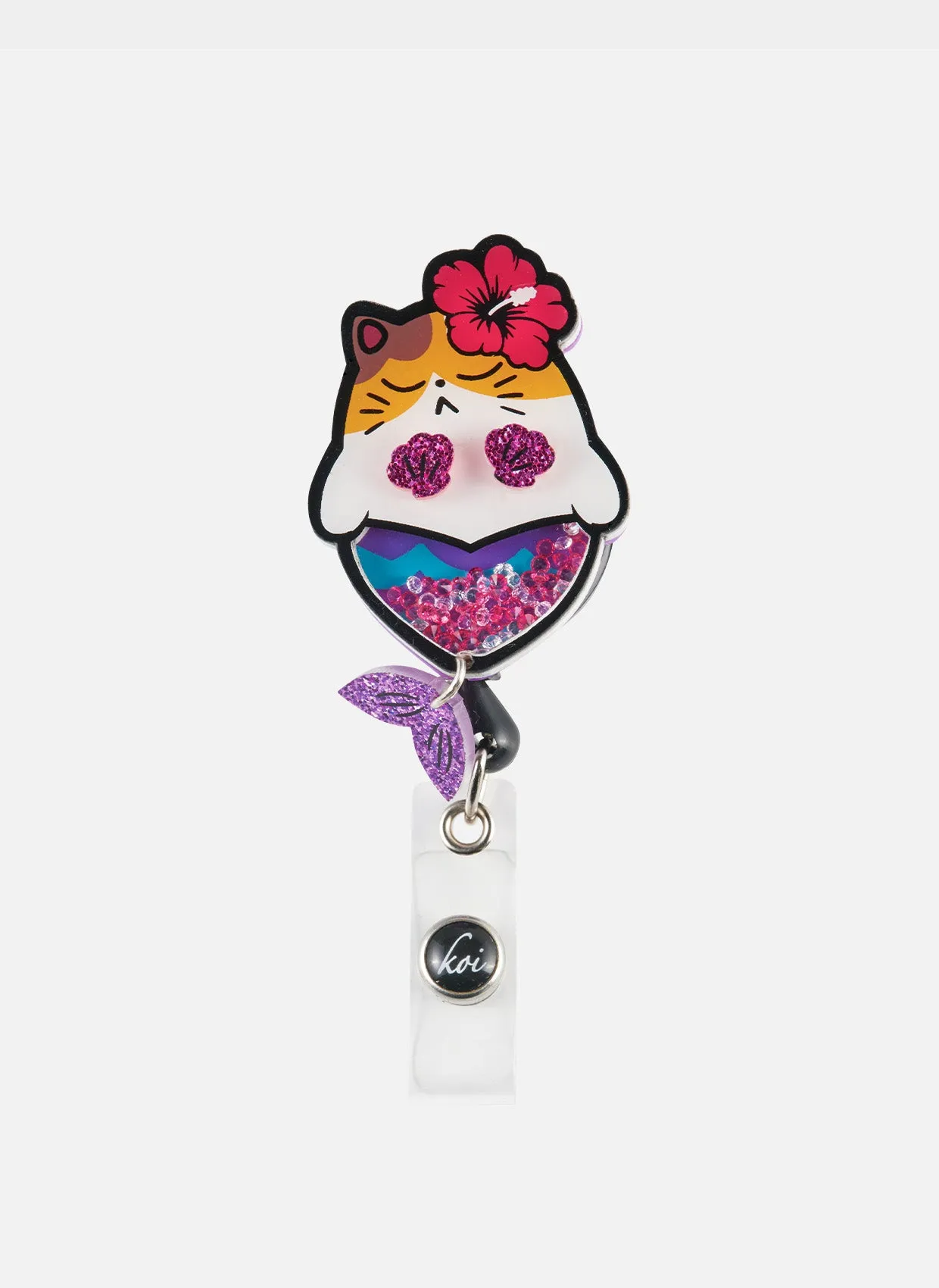 Koi Retractable Badge Reel - Meowmaid