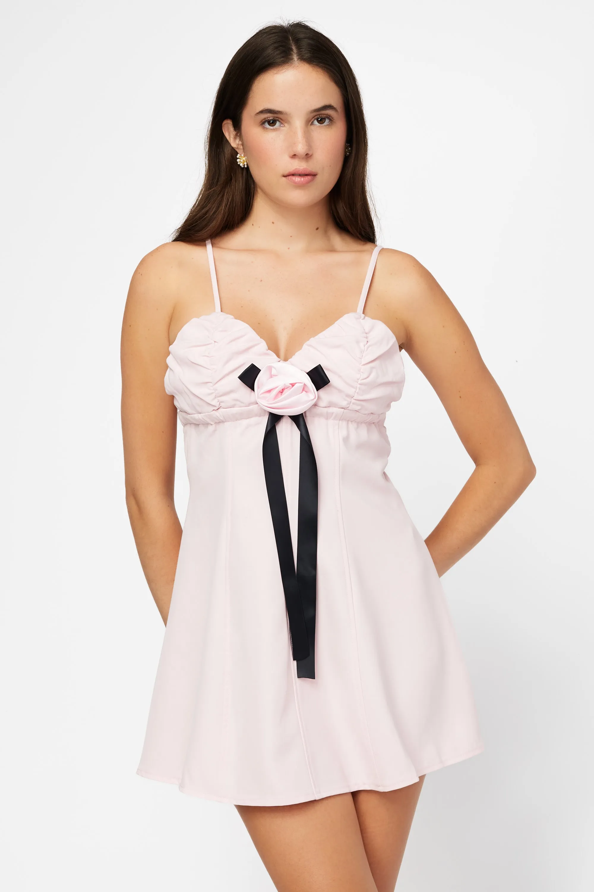 Maeve Rose Applique Mini Dress