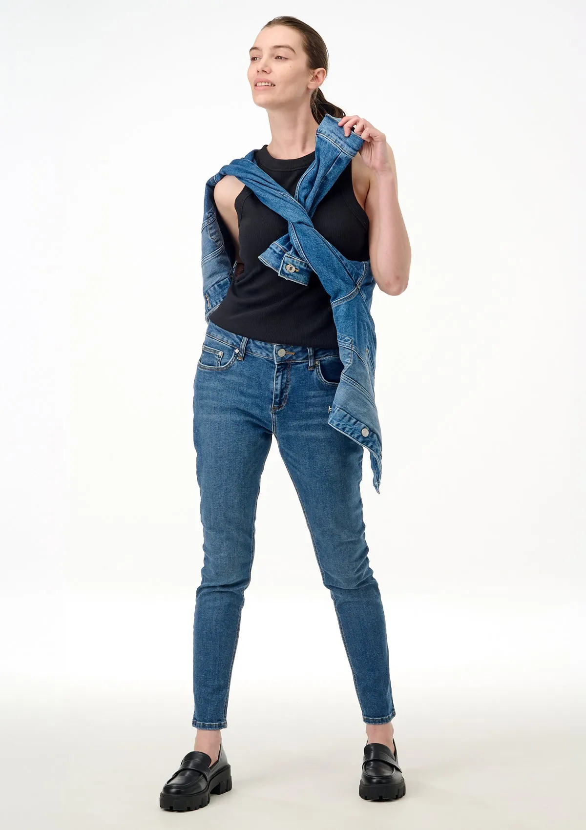 Mika Blue Echo Boyfriend Jean