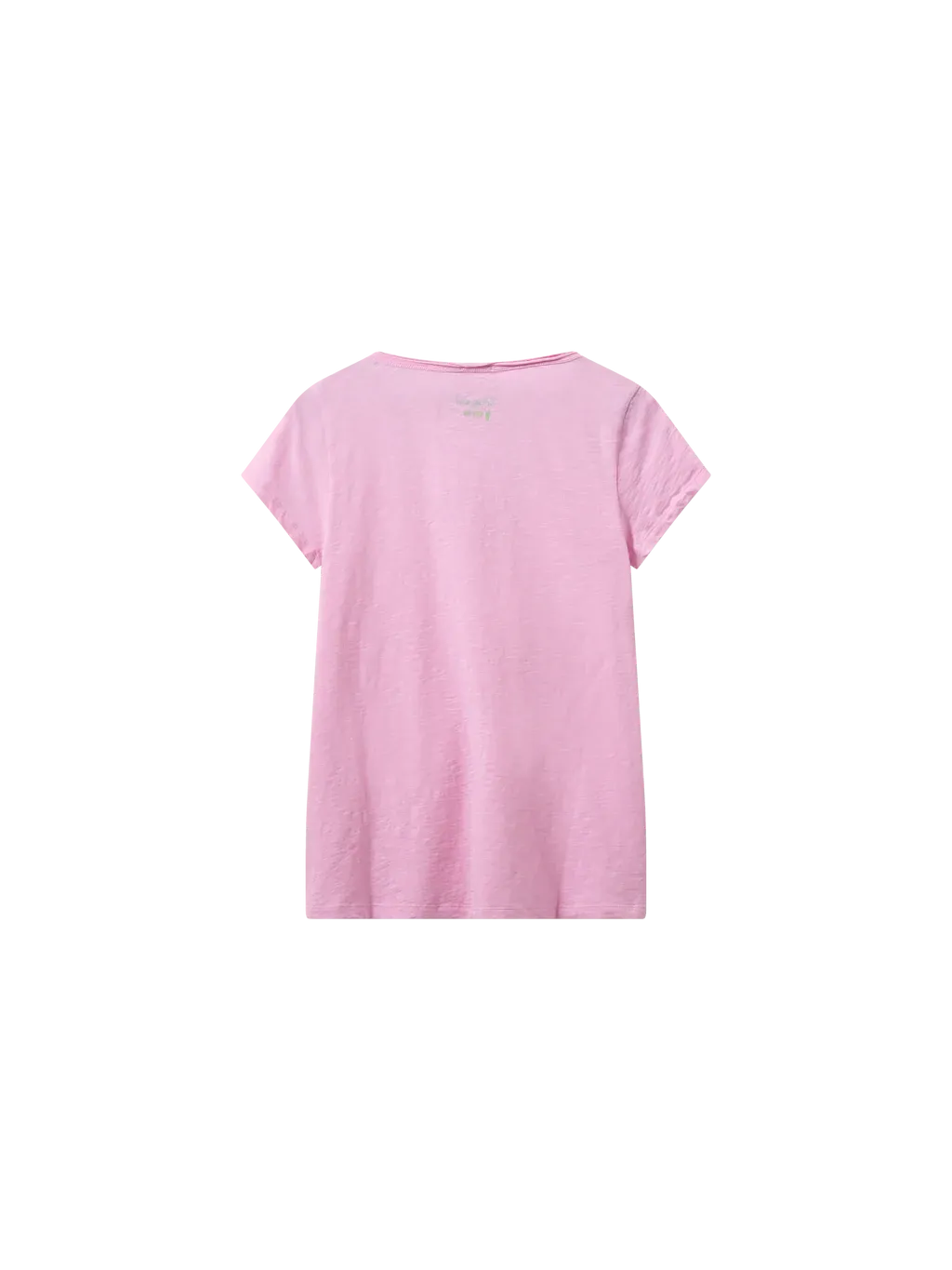 Mos Mosh Begonia Pink Tulli V Neck Basic SS