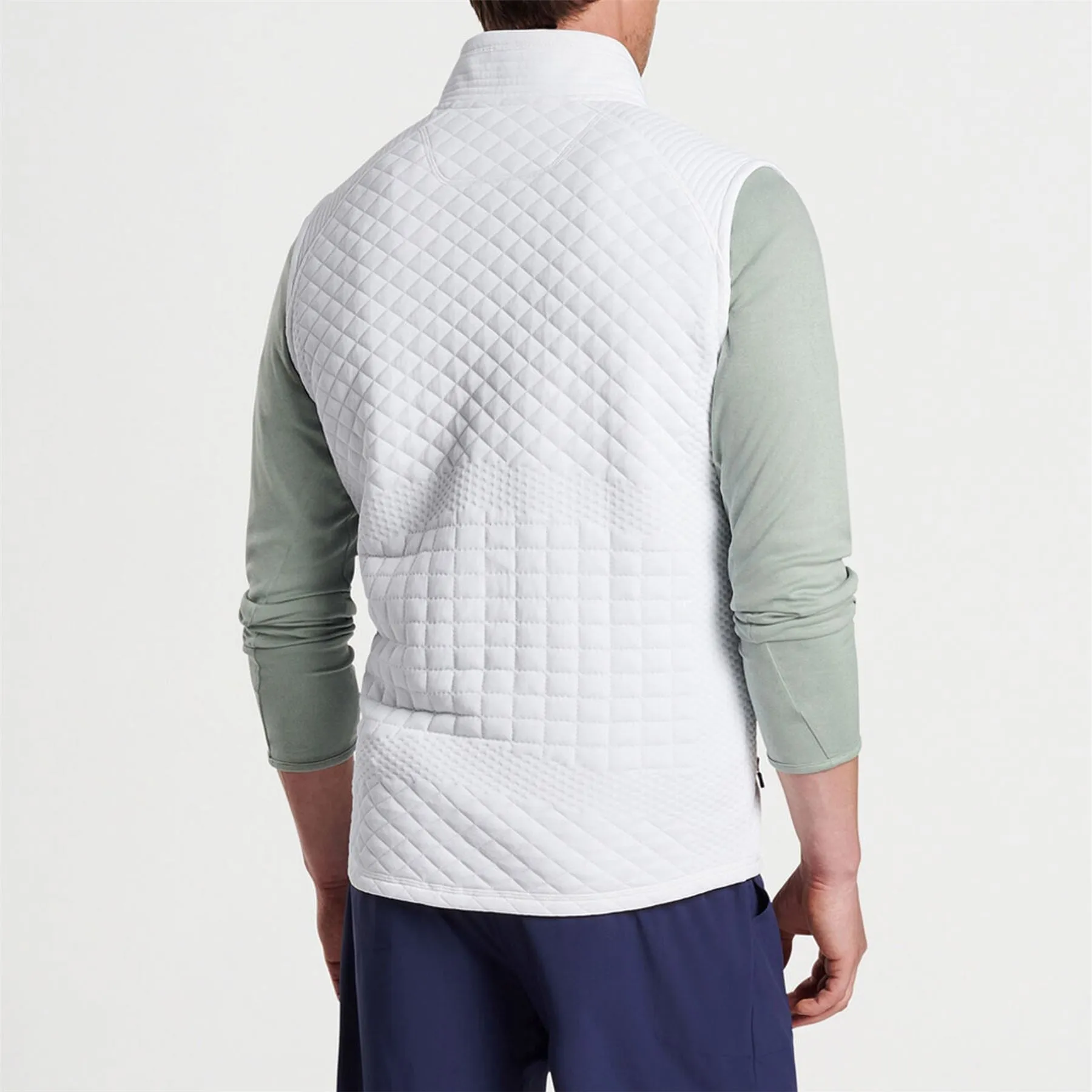 Orion Performance Quilted Vest White - SS24