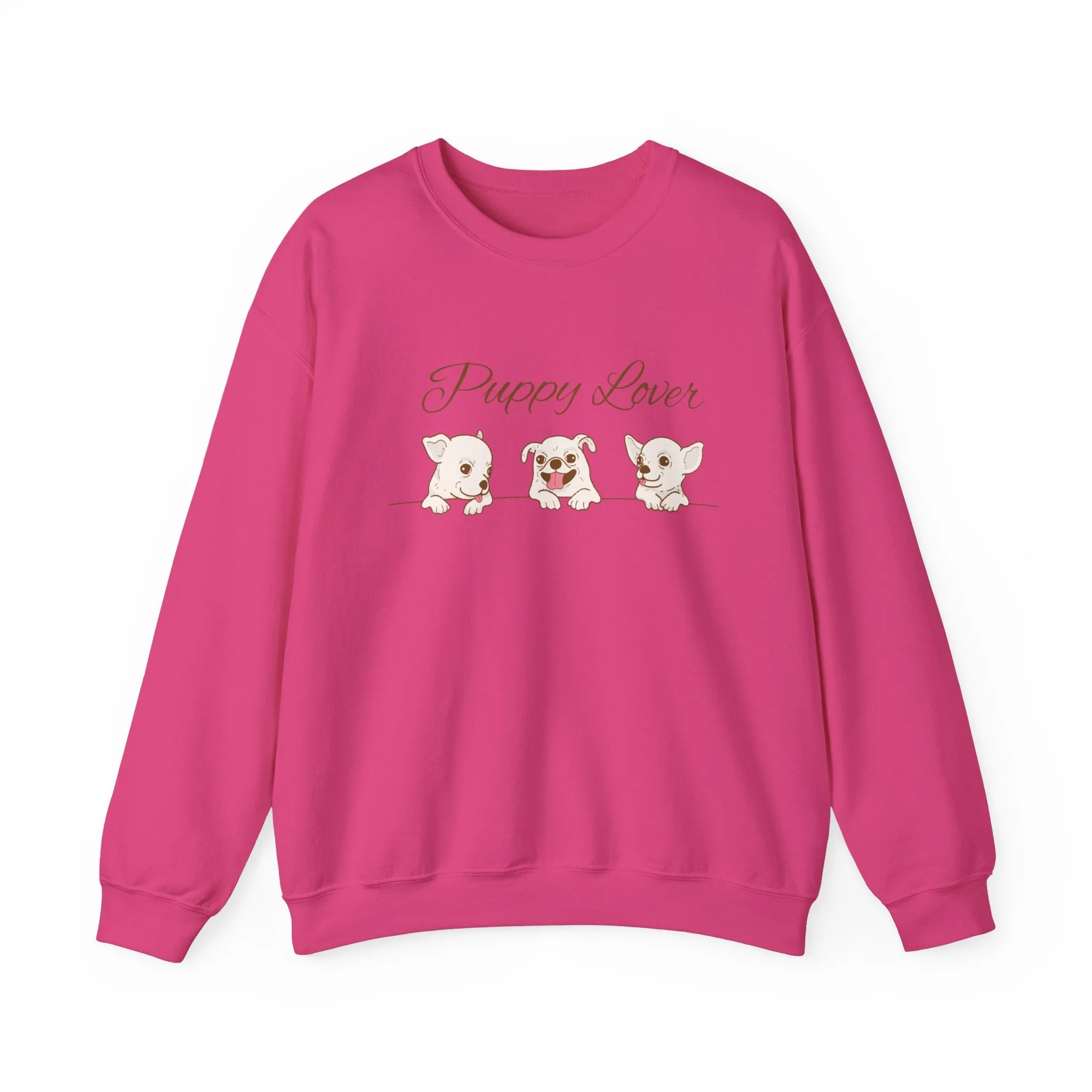 Puppy Lover Sweatshirt Comfy Crewneck for Dog Lovers