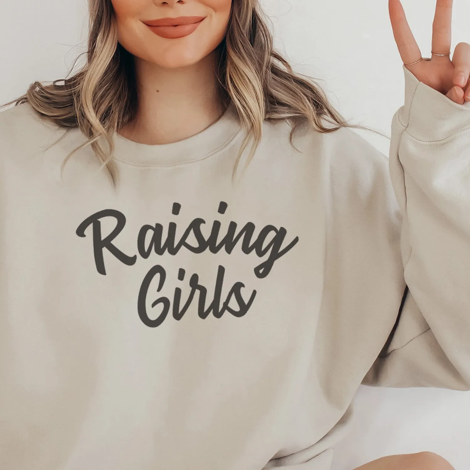 Raising Girls - Womens Sweater - Mum Sweater