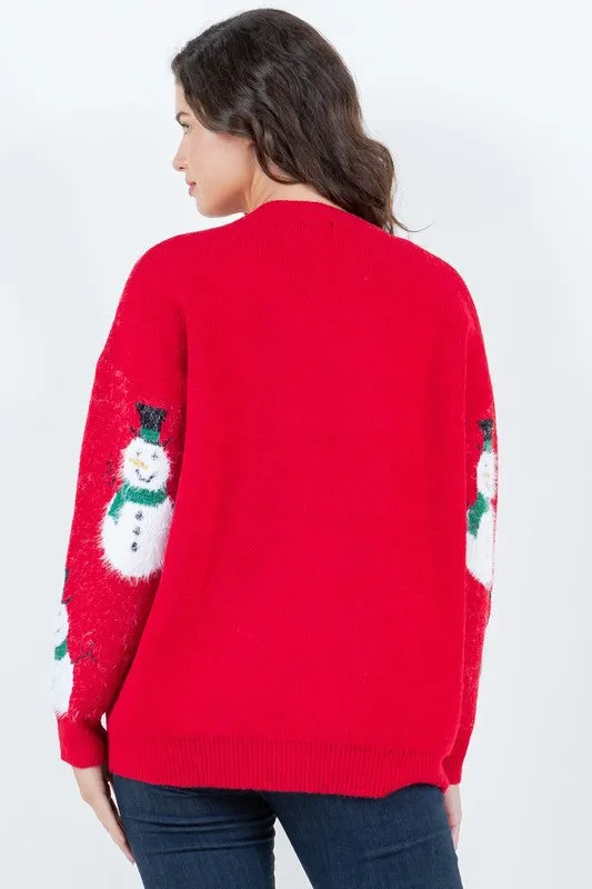 Snowman Oversized Sweater