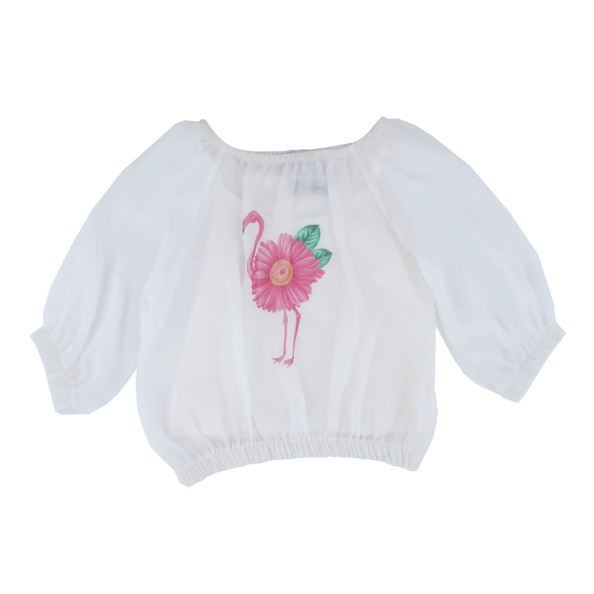 Stylish Flamingo Girls Casual Set