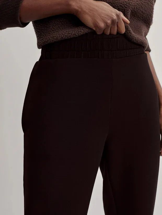 The Slim Cuff Pant 27.5" in Coffee Bean