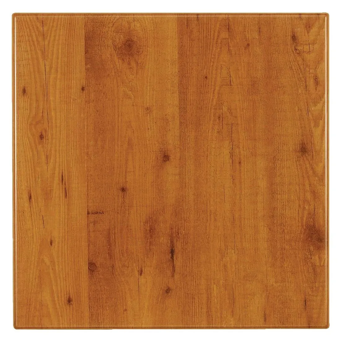 Werzalit Pre-drilled Square Table Top  Pine 700mm - CG713