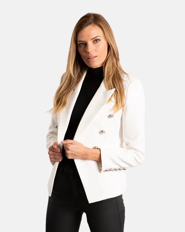 Windsor Blazer Oyster White