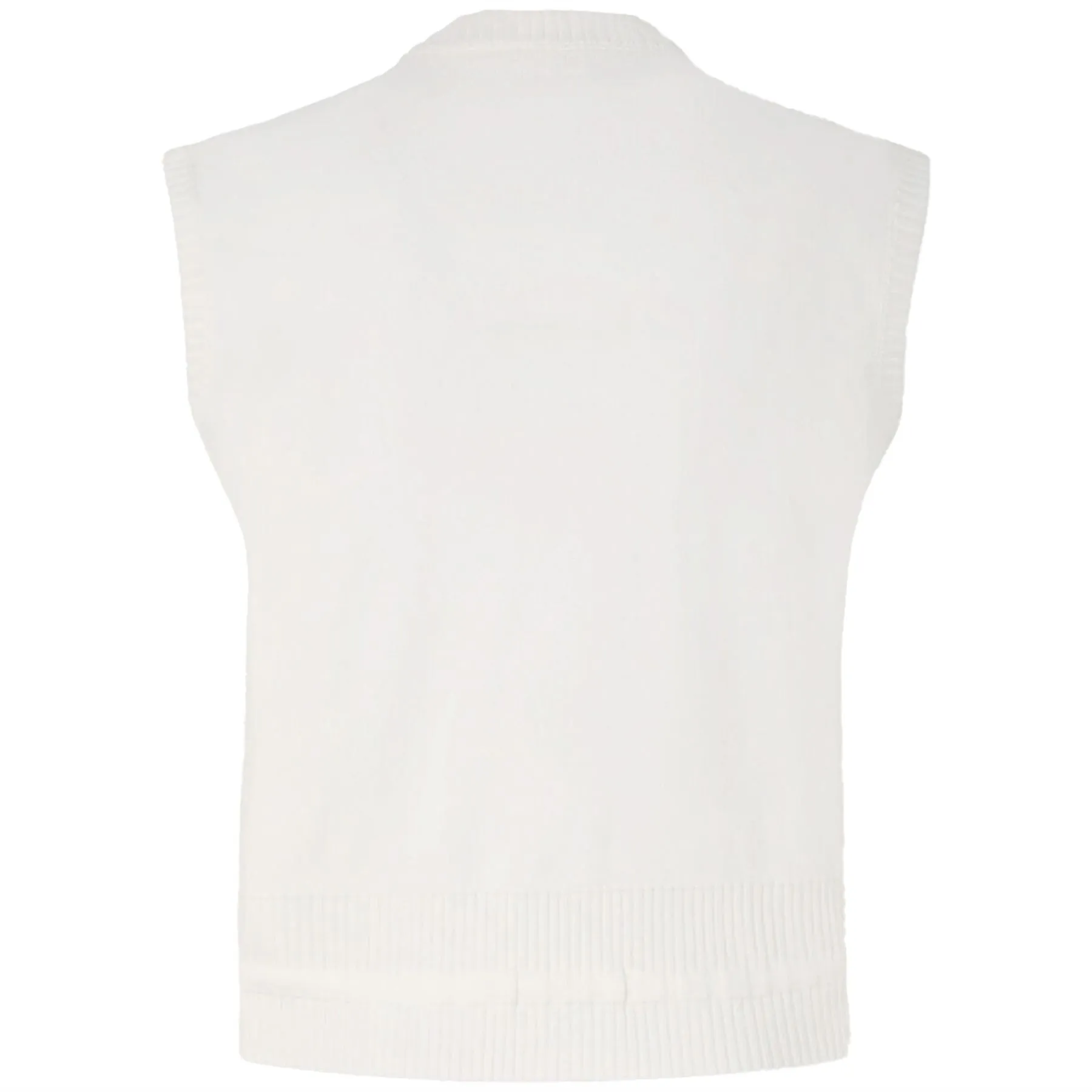 Womens Allisa-D Hightwisted Modern Viscose Blend Outdoor Vests White - SS23