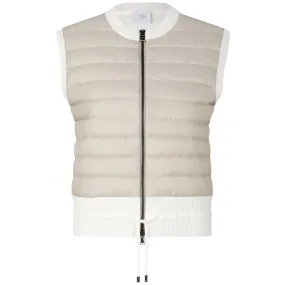 Womens Allisa-D Hightwisted Modern Viscose Blend Outdoor Vests White - SS23